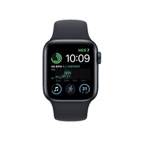 Apple Watch SE 2nd Gen(Cellular) 40mm Midnight AL Case Black Band - As New (Refurbished)