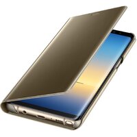 Samsung Galaxy Note 8 Clear View Standing Cover (Gold)