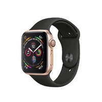 Apple Watch Series 4 (GPS) 40mm Gold Aluminium Case Black Band - As New Grade