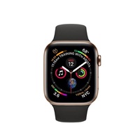 Apple Watch Series 4 (Cellular) 40mm Gold Stainless Steel Black Band - As New