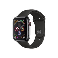 Apple Watch Series 4 (Cellular) 40mm Gray Stainless Steel Black Band - As New
