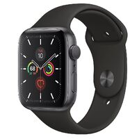 Apple Watch Series 5 (GPS) 40mm Gray Aluminium Case Black Band - As New Grade