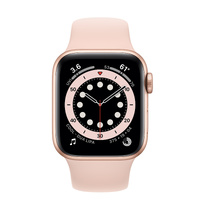 Apple Watch Series 6 (Cellular) 40mm Gold AL Case Black Band - Good(Refurbished)