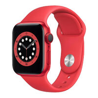 Apple Watch Series 6 (Cellular) 40mm Red AL Case Red Band - Good (Refurbished)